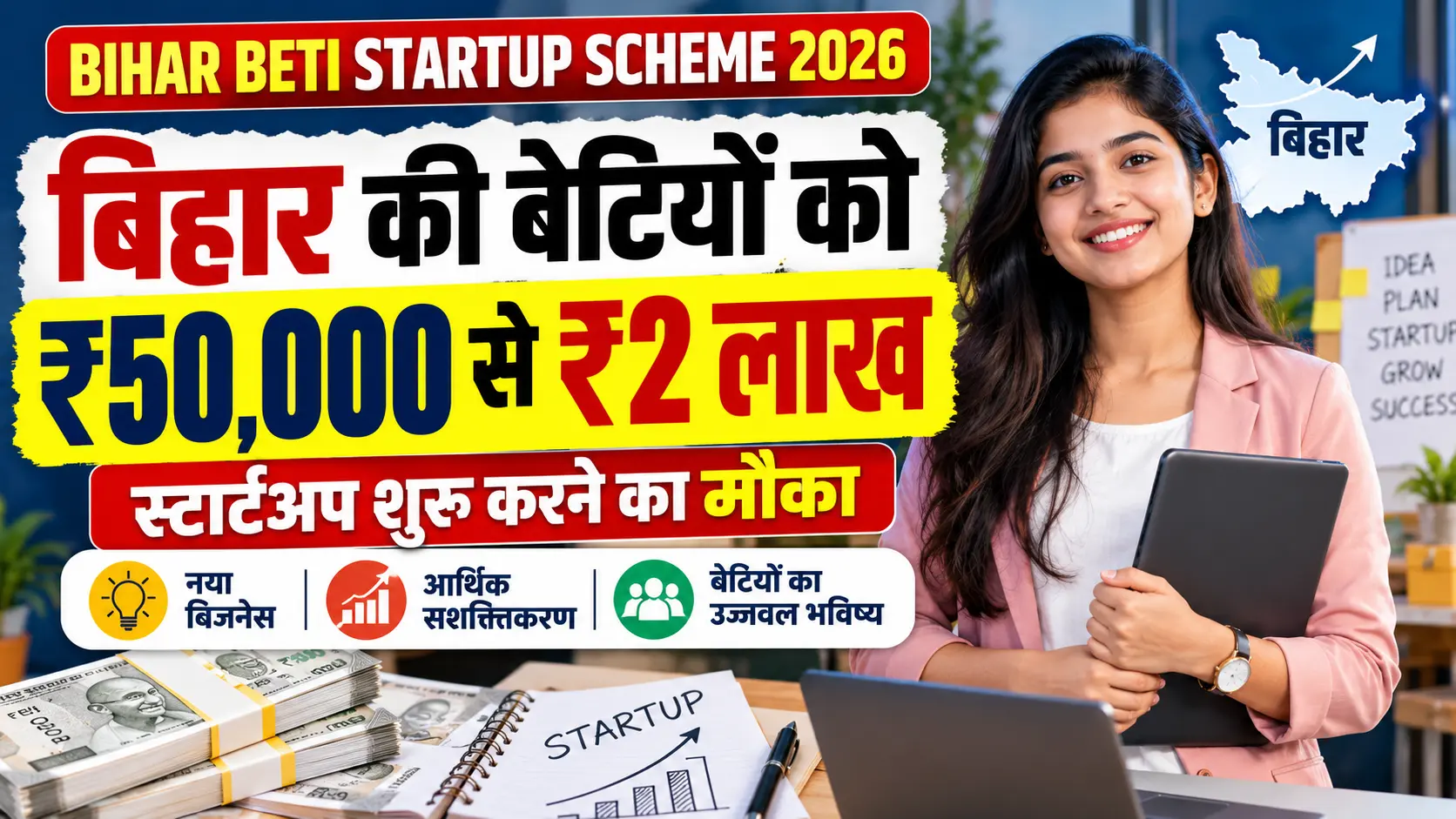 Bihar Ki Beti Startup Challenge Scheme 2026