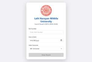LNMU UG 4th Semester Result 2024-28